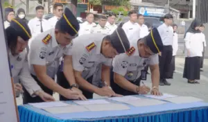 Kanwil Ditjenpas Sulteng Canangkan Zona Integritas dan Resmikan Galeri Pemasyarakatan