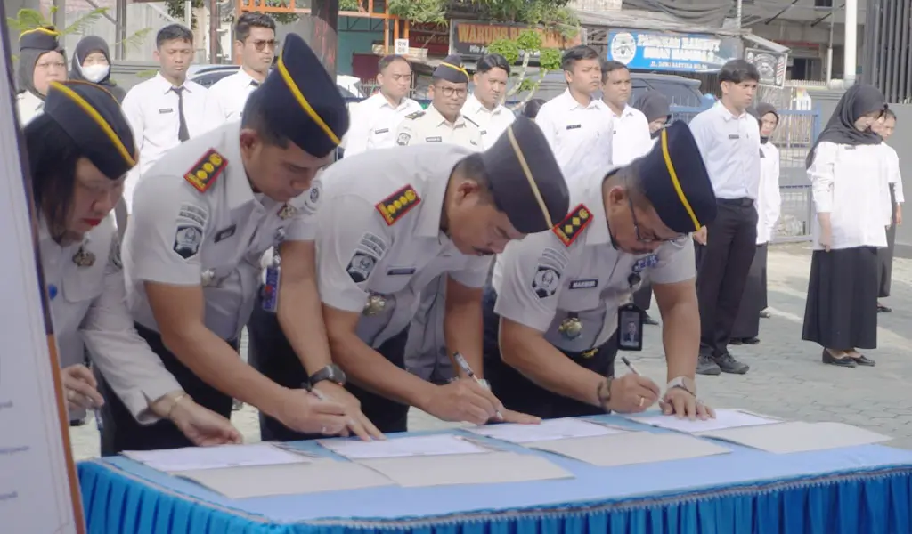 Kanwil Ditjenpas Sulteng Canangkan Zona Integritas dan Resmikan Galeri Pemasyarakatan