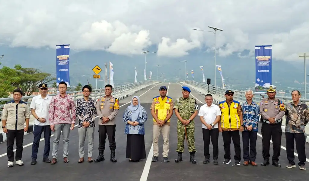 Jembatan Palu IV dan Elevated Road Diresmikan, Perkuat Konektivitas