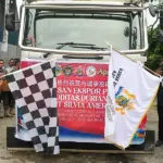 Gubernur Sulteng Anwar Hafid mlepas eksor perdana durian di parigi Moutong, Kamis (26/2/2026). (©Huams Pemprov Sulteng)