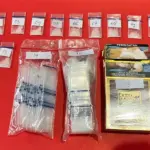 Sejumlah babuk sabu yang berhasil diamankan di Poboya, Rabu (11/2/2026). (©Polresta Palu)