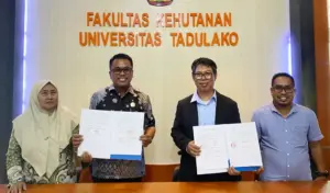Kehutanan Untad dan ROA Sulteng Teken MoU Pengelolaan Hutan Berkelanjutan