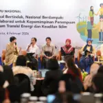 Panel diskusi bertajuk “Dari Pengalaman ke Data: Pengalaman Perempuan dalam Aksi Iklim” tentang pengalaman komunitas di Nusa Tenggara Barat & Nusa Tenggara Timur, serta diskusi baseline data gender dalam perubahan iklim dari Aceh Climate Change Initiative (ACCI) di Jakarta, 4 Februari 2026. (©UN Women/Putra Djohan)