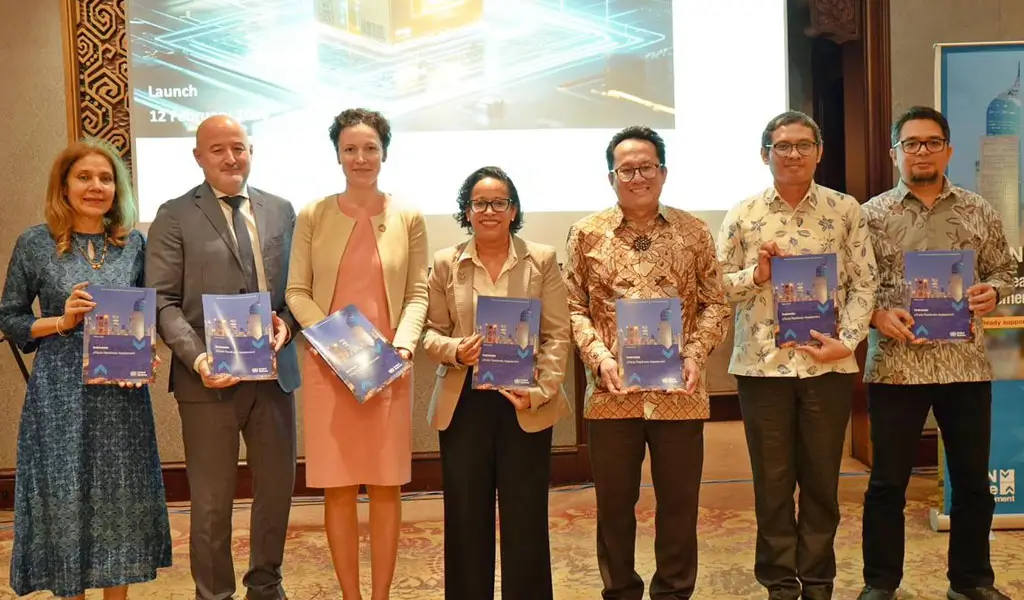 Badan PBB untuk Perdagangan dan Pembangunan (UNCTAD) bersama Kemenlu meluncurkan Kajian Perdagangan Digital Indonesia yang membahas ekosistem perdagangan digital Indonesia di Hotel Shangri-La Jakarta (12/2/26). (©Pusat Informasi PBB/Dedy M)