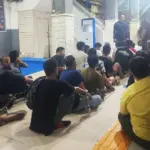 Sejumlah narapidana yang akan dipindahkan di Rutan Kelas II A Palu, Senin (2/2/2026). (©Humas DItjenpas Sulteng)