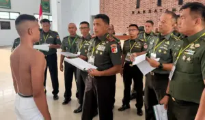 Kodam XXIII/Palaka Wira Gelar Sidang Parade Caba PK TNI AD Reguler Pria