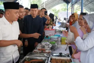 Pasar Ramadhan tahun lalu di Palu. (©Prokopim Setda Kota Palu)