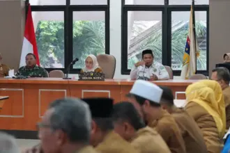 Rapat persiapan pelaksanaan Safara Ramadhan tingkat Kota Palu, Senin (23/2/2026). (©Prokopim Setda Kota Palu/Jufri)