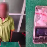 Tersangka S dan barang bukti yang disita Ditresnarkoba Polda Sulteng di Desa Kalora, Sigi, Selasa (24/2/2026). (©Ditresnarkoba Polda Sulteng)