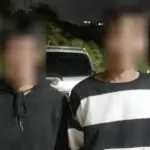 Tersangka IL (30) dan UR (21) di Ditresnarkoba Polda Sulteng, Rabu (4/2/2026). (©Ditresnarkoba Polda Sulteng)