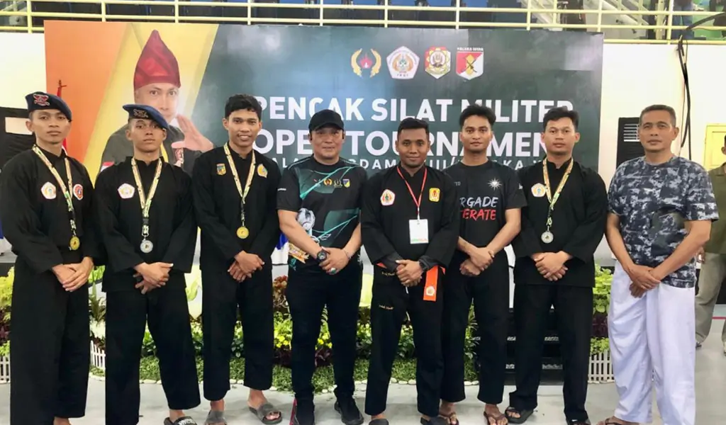 Tim Silat Militer Polda Sulteng Raih Medali di Piala Pangdam XXIII/Palaka Wira
