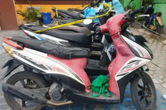 Sejumlah barang bukti curanmor yang berhasil di amankan Polresta Palu. (©Humas Polresta Palu)