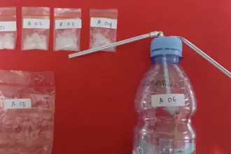 Barang bukti sabu yang diamankan Polresta Palu di Jalan Lasoso, Palu, Minggu (1/2/2026). (©Humas Polresta Palu)