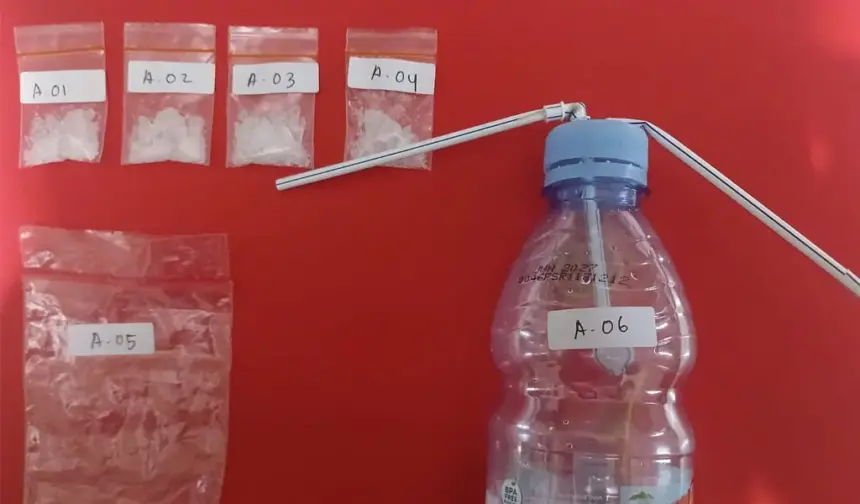 Barang bukti sabu yang diamankan Polresta Palu di Jalan Lasoso, Palu, Minggu (1/2/2026). (©Humas Polresta Palu)