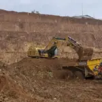 Aktivitas pertambangan nikel PT Vale Indonesia di Morowali. (©PT Vale Indonesia)