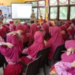 Suasana sosialisasi tanggap bencana kepada siswa SD oleh PT Vale Indonesia dan BPBD Morowali, di Morowali, Kamis (5/2/2026). (©PT Vale Indonesia)