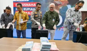 BI Sulteng Musnahkan Uang Palsu, Mayoritas Pecahan Rp100 Ribu