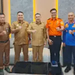 Personel Unit Siaga SAR Ampana usai audiensi dengan Bupati Tojo Unauna, Selasa (3/3/2026). (©Basarnas Palu)