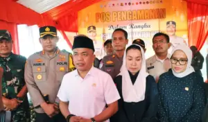 Wali Kota Palu Tinjau Pos Pengamanan Lebaran, Pastikan Fasilitas Siap