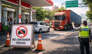 SPBU Dalam Kota Palu Tidak Lagi Layani Truk Kontainer, Dialihkan ke Lingkar Luar