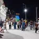 Penumpang turun dari KM Dorolonda di Pantoloan, Senin (23/3/2026). (©Humas Polda Sulteng)