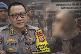 Kabid Humas Polda Sulteng, Kombes Pol Djoko Wienartono. (©Humas Polda Sulteng dan AI Generative)