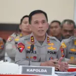 Kapolda Sulteng Irjen Pol Endi Sutendi pada kunjungan Komisi III DPR di Palu, Kamis (5/3/2026). (©Humas Polda Sulteng)