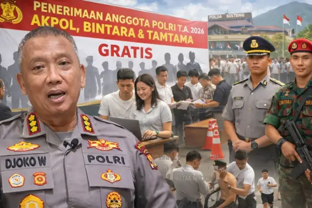 Kabidhumas Polda Sulteng, Kombes Djoko Wienartono. (©Humas Polda Sulteng/AI Generative)