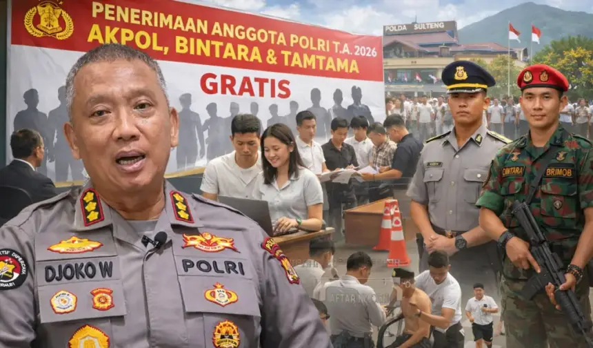 Kabidhumas Polda Sulteng, Kombes Djoko Wienartono. (©Humas Polda Sulteng/AI Generative)