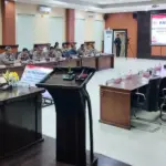 Rakor pengaman Haul ke-58 Guru Tua di Mapodla Sulteng, Kamis (26/3/2026). (©Humas Polda Sulteng)
