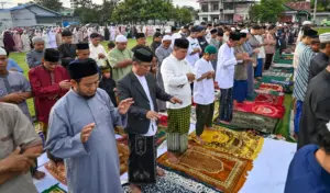 Warga Muhammadiyah Palu Gelar Shalat Idul Fitri di Lapangan Nunu
