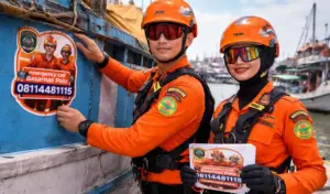 Siaga SAR Khusus Lebaran, Basarnas Palu Sosialisasikan Nomor Darurat 0811-448-1115