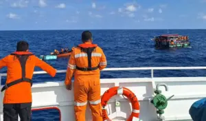 Seluruh ABK Kapal Nazila 05 Ditemukan Selamat di Laut Taliabu