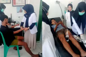 Dua pendaki yang tersesat ditemukan selamat dan menjalani penanganan medis, Rabu (25/3/2026). (©Basarnas Palu)