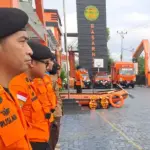 Apel Siaga SAR Khusus Lebaran 2026 di halaman Kantor Pencarian dan Pertolongan Palu, Jumat (13/3/2026). (©Basarnas Palu)