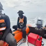 Operasi pencarian nelayan hilang di perairan Desa Lanona yang dihentikan karena tak membuahkan hasil. (©Basarnas Palu)