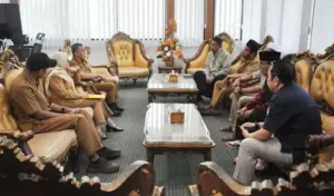 Panitia Haul Guru Tua dan Festival Raudhah Temui Wali Kota Palu