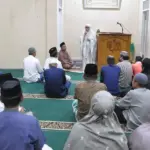 Safari Ramadhan Pemkot Palu yang dipimpin Sekot Irmayanti di Masjid Al-Amin di Duyu, Minggu (8/3/2026). (©Prokopim Setda Kota Palu/Imron)