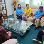 Wawali Imelda menerima kunjungan audiensi Lembaga Pengembangan Dharmagita Palu di Palu, Kamis (5/3/2026). (©Prokopim Setda Kota Palu/Jufri)
