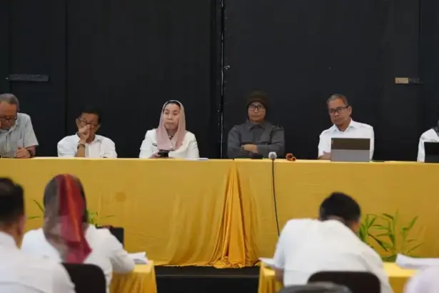 Wawwali Imelda pada pembukaan Forum Perangkat Daerah di Palu, Rabu (11/3/2026). (©Prokopim Setda Kota Palu/Jufri)