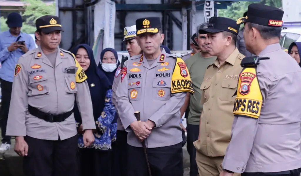 Kapolda Sulteng Cek Pos Operasi Ketupat Tinombala 2026 di Morowali