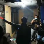 Petugas melakukan olah TKP di lokasi penemuan mayat di kelurahan SIranindi, Palu Barat, Kamis (26/3/2026). (©Polresta Palu)