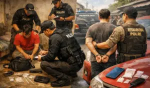 Polresta Palu Ungkap Dua Kasus Narkotika di Hari yang Sama