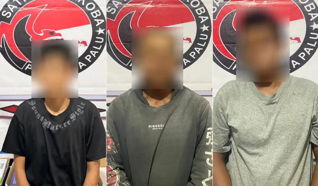 Digerebek Siang Bolong, Tiga Terduga Pengedar Sabu Diringkus di Lere