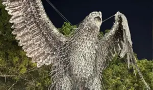 Sayap Patung Garuda Taman Nasional Palu Patah Lagi