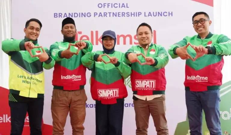 Peluncuran kolaborasi Telkomsel dengan Grab di Makassar, Kamis (12/3/20266). (©Telkomsel Makassar)