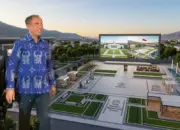 Ilustrasi alun-alun kota. (©AI Generative)