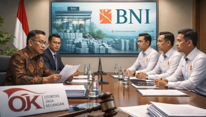 OJK Minta BNI Tuntaskan Kasus KCP Aek Nabara