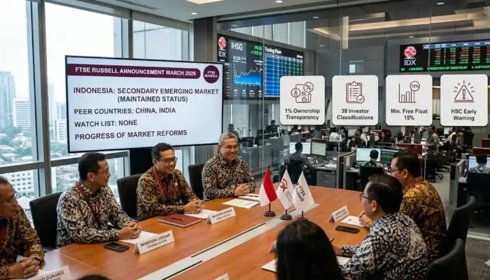 Indonesia Pertahankan Status Secondary Emerging Market FTSE Russell