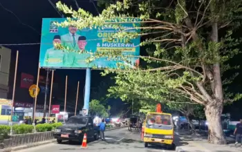 Menata Ruang Kota, Pemkot Palu Tertibkan Reklame di Median Jalan